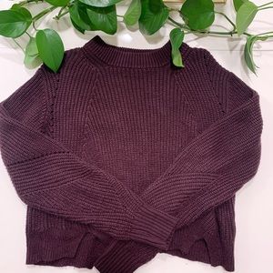 Topshop Knitted Sweater with Zipper